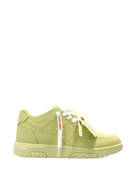Off-White Out Of Office leather sneakers Yellow OWIA259S26MAT0017020