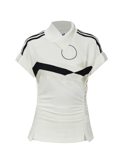adidas three-stripe-sleeve T-shirt White KC6531