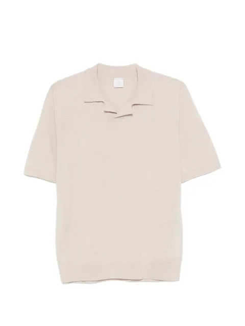 Eleventy short-sleeved polo-neck T-shirt Neutrals M76MAGM40MAG0M001