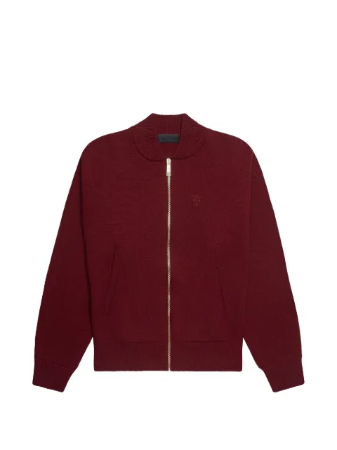 PLACE OF ËLMS embroidered cardigan Red PELWOO015
