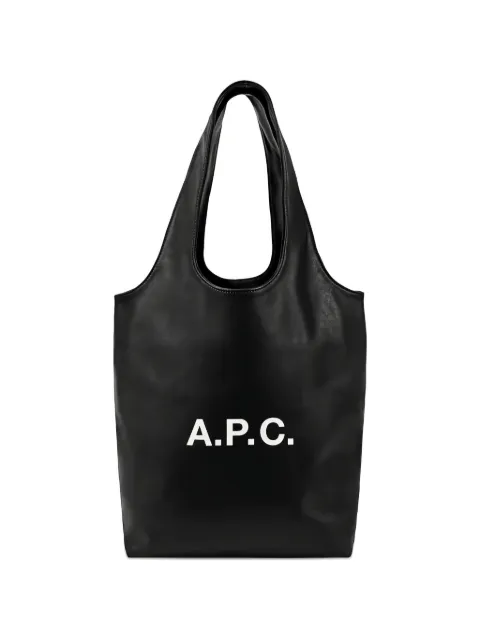 A.P.C. logo tote bag Black M61861