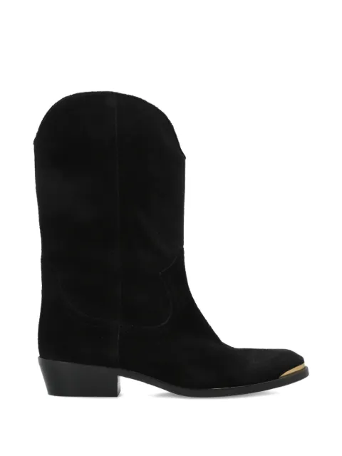 ISABEL MARANT block-heel cowboy boots Black BO0220FBD1A40S