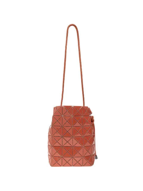 Bao Bao Issey Miyake geometric-pattern drawstring bucket bag Orange BB58AG591