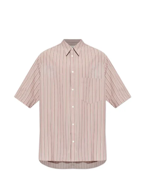 MARANT striped pocket shirt Pink CH0085HED1I05H