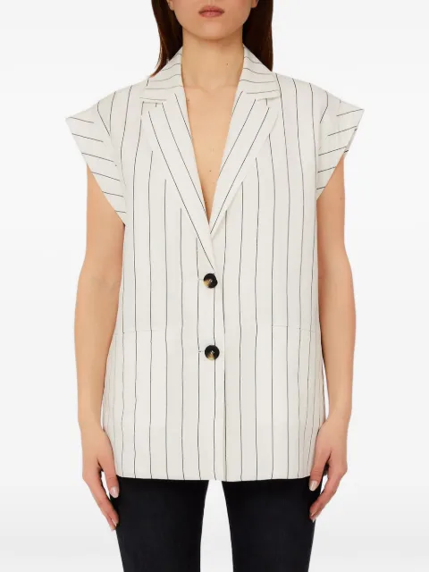 LIU JO pinstriped waistcoat White WA6369T481803Q4503Q45