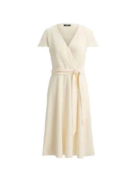 Lauren Ralph Lauren belted wrap dress Neutrals 200P13812005