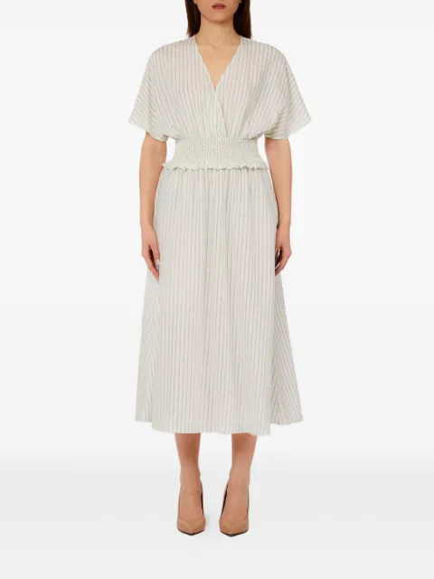 LIU JO striped midi dress Neutrals WA6300T437AB3145