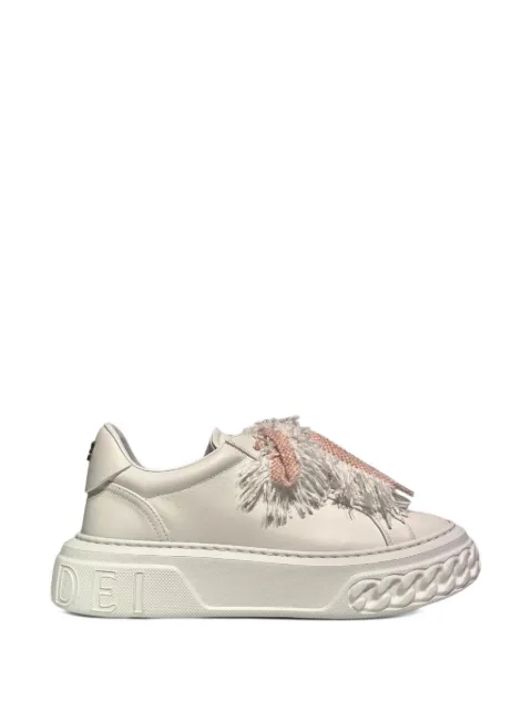 Casadei fringe platform sneakers White 2X096B0201C2984