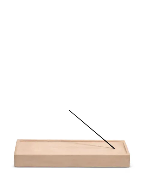PLACE OF ËLMS handcrafted embossed-clay incense holder Neutrals PELINC048