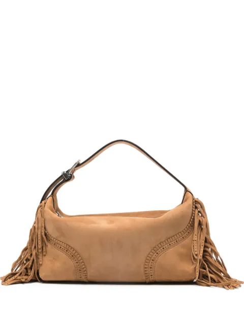 Ermanno Scervino Candy Duffle fringe leather shoulder bag Brown D483S321TRIFV