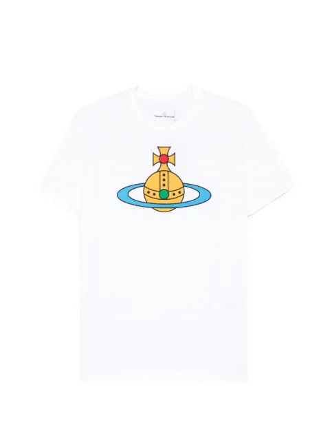 Vivienne Westwood Orb graphic T-shirt White 3G01004SJ001M