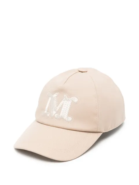 Max Mara logo-embroidered baseball cap Neutrals 2614571041600