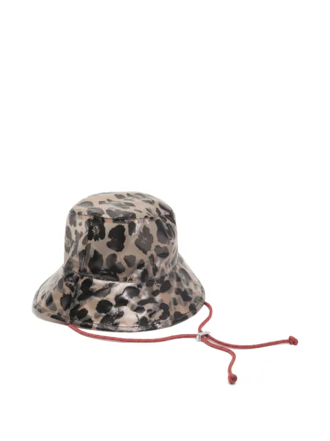 BIMBA Y LOLA animal-print bucket hat Grey 261BAGO2410010