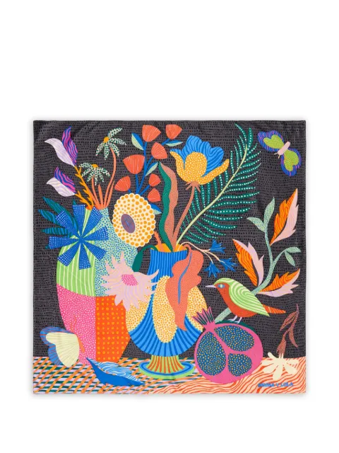 BIMBA Y LOLA graphic-print scarf Grey 261BAPN2510020