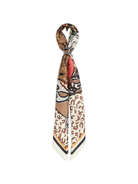 BIMBA Y LOLA heart-print ring and scarf (set of two) Brown 261BASC1510117