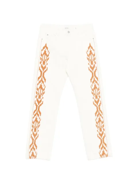 MARANT Lewys embroidered jeans Neutrals PA0469HID1H03H