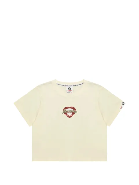 AAPE BY *A BATHING APE® graphic cotton T-shirt Neutrals ATE1904XXQ
