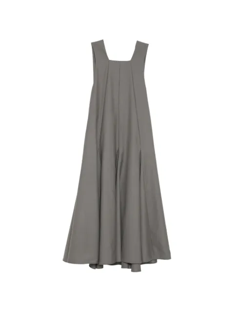 Enföld flared square neck dress Grey 300JS1330751