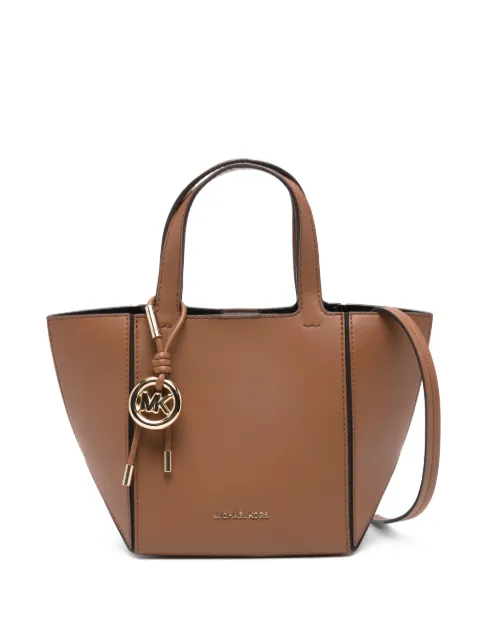 Michael Michael Kors Jordi logo-charm tote bag Brown 30R6G9JT9L
