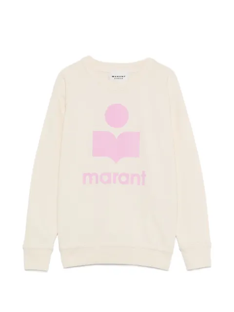 MARANT ÉTOILE Millyny crew-neck sweatshirt Neutrals SW0160FAD1M04E