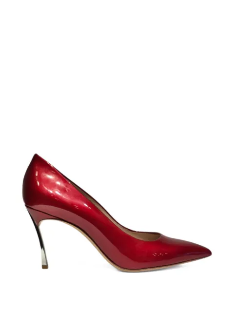 Casadei pointed-toe stiletto heeled pumps Red 1F915W080MC2924