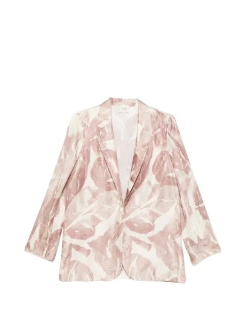 Alysi Monopetto floral single-breasted jacket Pink 116814P6031
