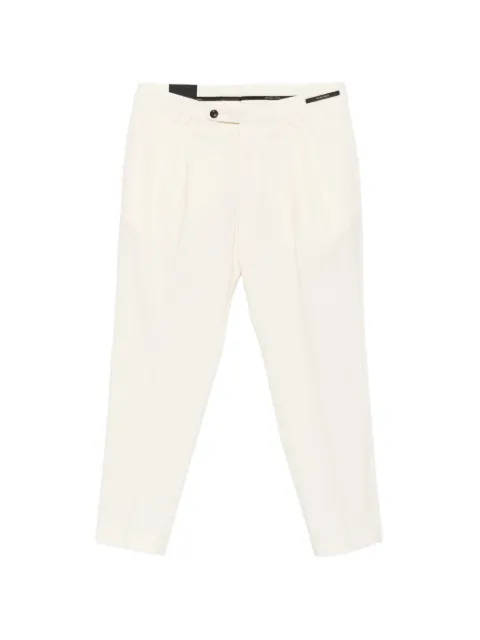 michael coal Stewart pleated-design trousers Neutrals MCSTE3687S26