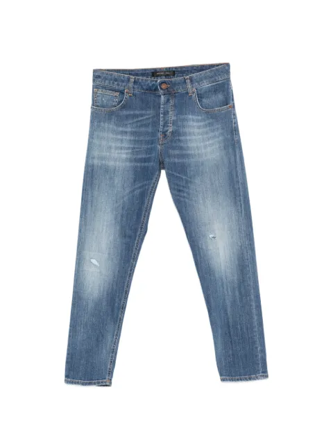 michael coal distressed faded-effect jeans Blue MCDAV1256W769C