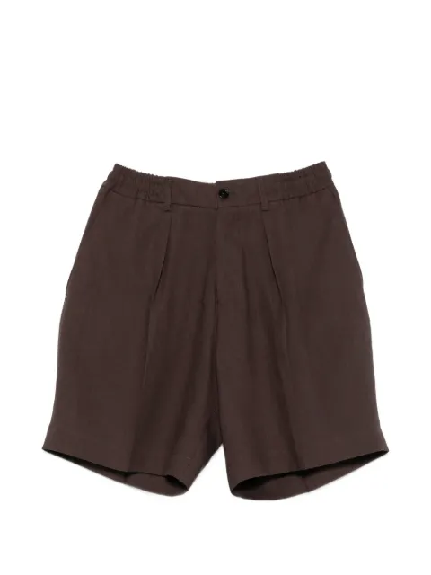 BE ABLE pleated elasticated-waist shorts Brown 26SHAVIERLM55