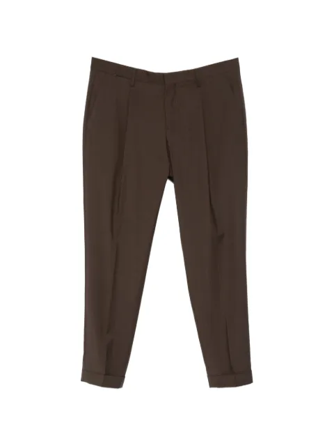 Briglia 1949 pleated turn-up trousers Brown TIBERIOS30010800146