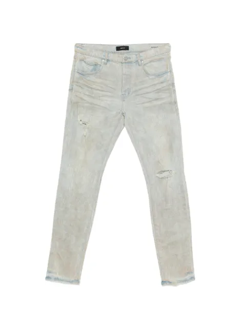 Purple Brand P001 Mud distressed jeans Blue P001SKFM126