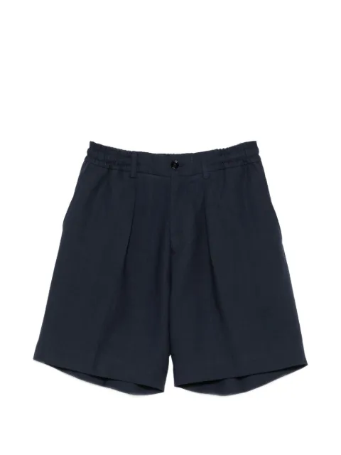 BE ABLE pleated elasticated-waist shorts Blue 26SHAVIERLM55