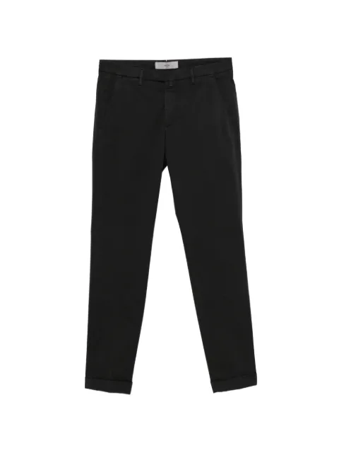 Briglia 1949 turn-up hem trousers Black BG0330012