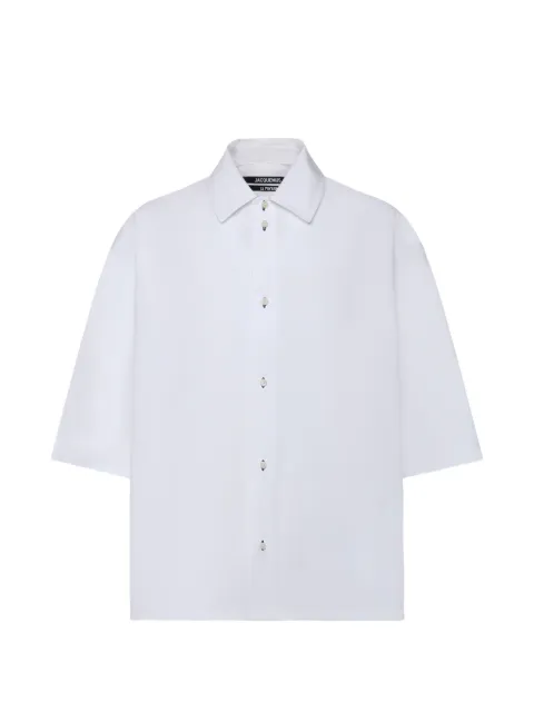Jacquemus The Triangle button-up shirt White SHM00591AW00648