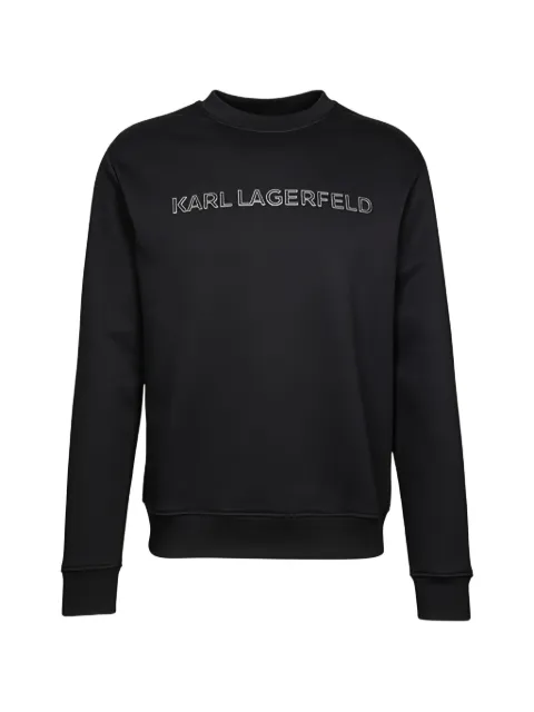 Karl Lagerfeld logo-embellishment sweatshirt Black 705075561952