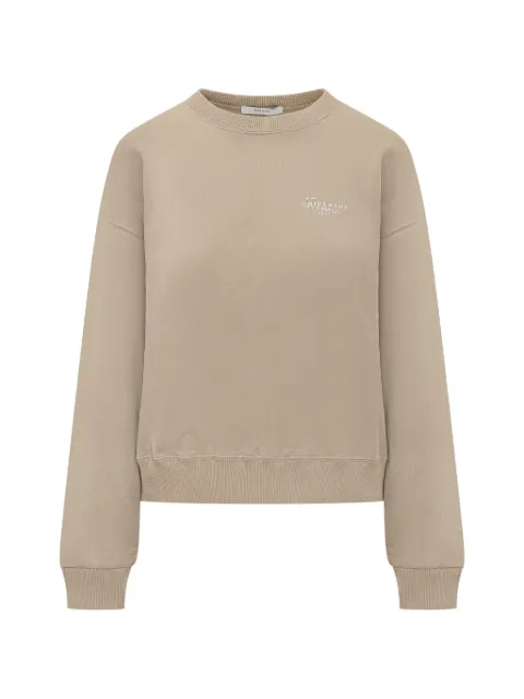 Givenchy cappuccino text sweatshirt Neutrals BWJ04UP7A7