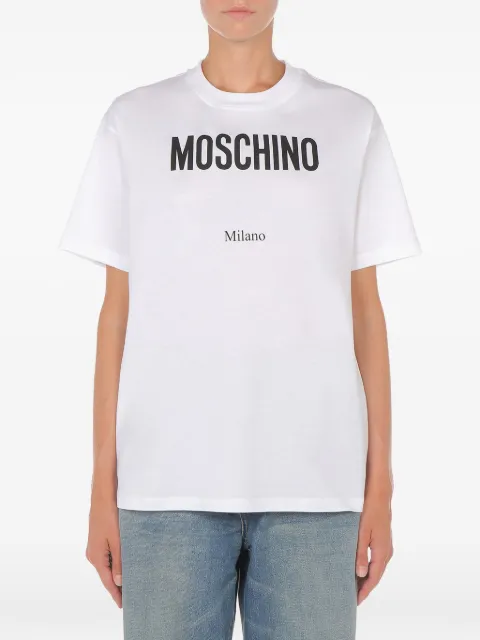 Moschino logo-printed T-shirt White 261E07190541