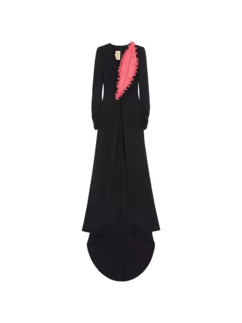 Valentino Garavani embroidered Cady Couture gown Black BVDN901MM