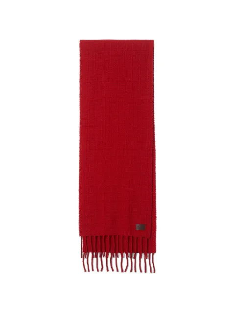 rag & bone Mila fringed scarf Red RL8G25HX17HFRYRD