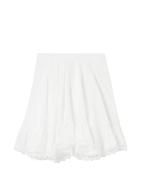 Claudie Pierlot short lace skirt White CFPJU00873