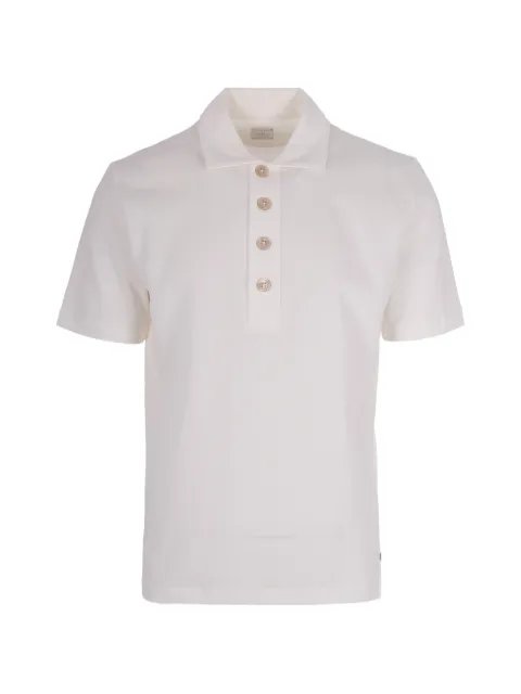 Eleventy buttoned polo shirt White M75POLM05TES0M12001