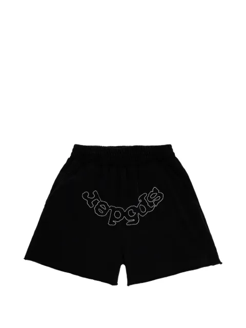SP5DER logo-detail shorts Black SP5DER251