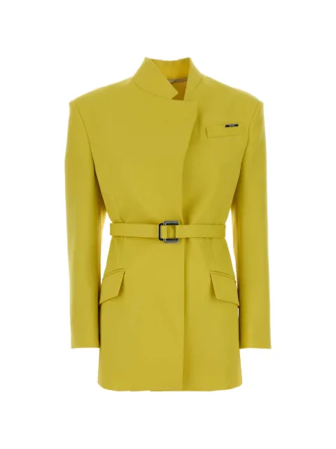 The Attico belted blazer Yellow 260WCG00090WWW065AA