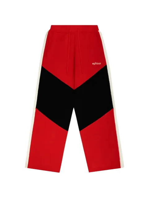 SP5DER drawstring track pants Red SP5DER249