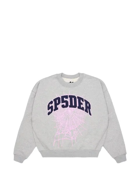 SP5DER logo-appliqué sweatshirt Grey SP5DER259