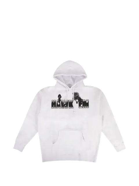 Vlone graphic-print hoodie White NAITG9FS9