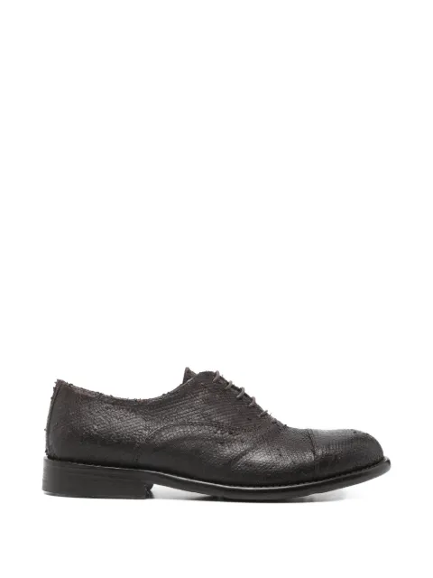 SOMMET textured lace-up oxford shoes Brown M4073COCCINELLA
