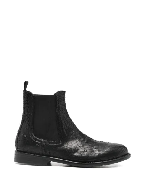 SOMMET textured chelsea boots Black 4077COCCINELLA