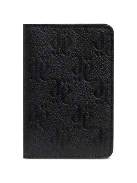 PLACE OF ËLMS grained monolink wallet Black PELWAL078