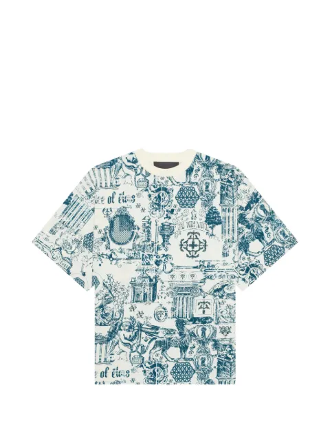 PLACE OF ËLMS printed T-shirt White PELTSH040